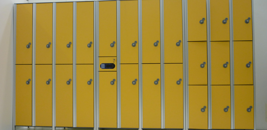 plastic laminated lockers