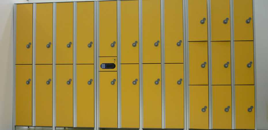 plastic laminated lockers