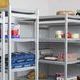 aluminium metal shelving