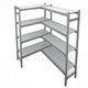 aluminium metal shelving